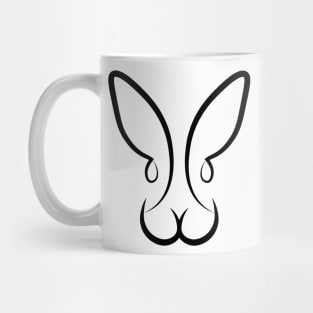 Plain and simple rabbit Mug